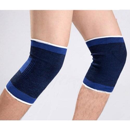 1 PCS Elasticated Knee Blue Knee Pads Knee Support Brace Leg Arthritis Injury Elasticated Bandage Support