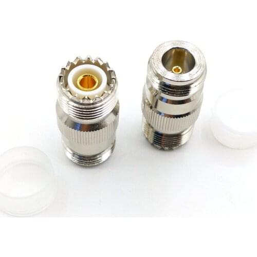 1pcs UHF SO-239 Female SO-239 SO239 Jack TO N Female Straight RF Coaxial Connector