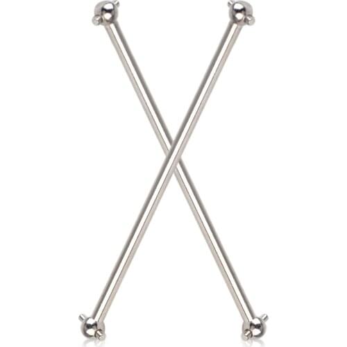 2 PCS 89.5mm Front/Rear Steel Dogbone Fit for HSP 1/10 RC Model Car Part 08029 08059