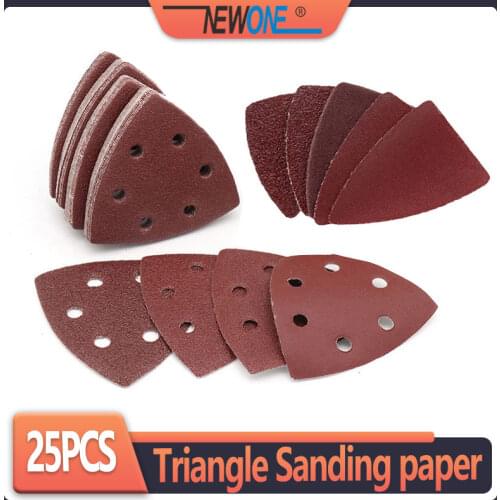 3.2inch Finger Triangle Sanding paper 60/80/120/180/240 grit for oscillating tool，sanding grinding polishing