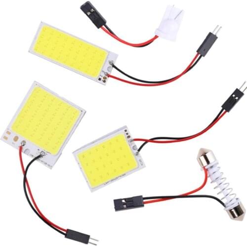 White T10 W5w Cob 24SMD 36SMD 48SMD Car Led Auto Interior Reading Lamp Bulb Light Dome Festoon Vehicle Panel Lamp