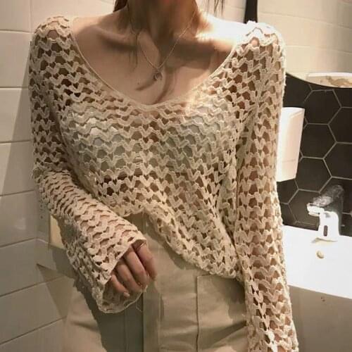 Cheap wholesale 2021 spring summer autumn new fashion casual warm nice women Sweater woman female OL long sleeve Ay1414