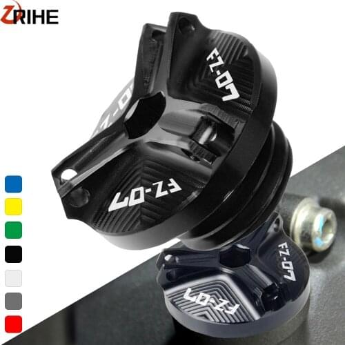 For Yamaha FZ8 FZ07 FZ600 FZ700 FZ750 Motorcycle Accessories Engine Oil Plug Nut Cup Cover fz8 fz750 fz07 2018 2017 2016 2015