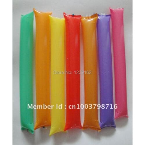 Hot sale Thunder sticks Inflatable cheering stick air bang stick hand clap stick noise maker for parties and sports games