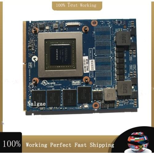 GTX860M GTX 860M GDDR5 2GB N15P-GX-B-A2 Video Graphic Card With X-Bracket For Dell Alienware M17X R4 R5 M18X R2 R3 100% Test OK
