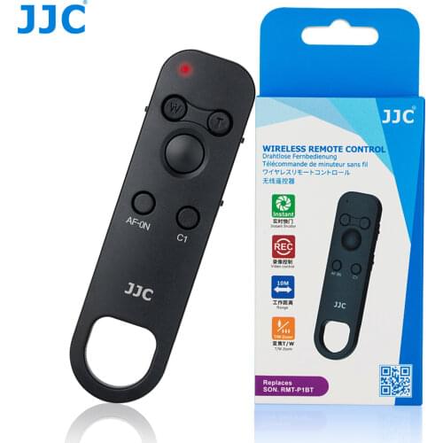 JJC Wireless Remote Control Controller for Sony a9 II a7 III a7R III a7R IV a6100 a6600 DSC-RX100 VII Replace RMT-P1BT Commander
