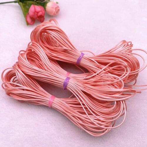 0.5-2.0mm Mauve Waxed Cord Waxed Thread Cord String Strap Necklace Rope Beads for Jewelry Making DIY Bracelet Accessories
