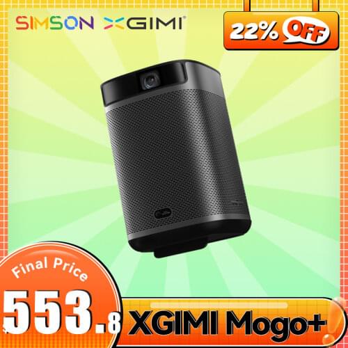 XGIMI Mogo Pro+ Smart 1080P Portable Projector TV Mini Projector with 12400mAh Battery 1080P Android 9.0 Full HD DLP Mogo Plus