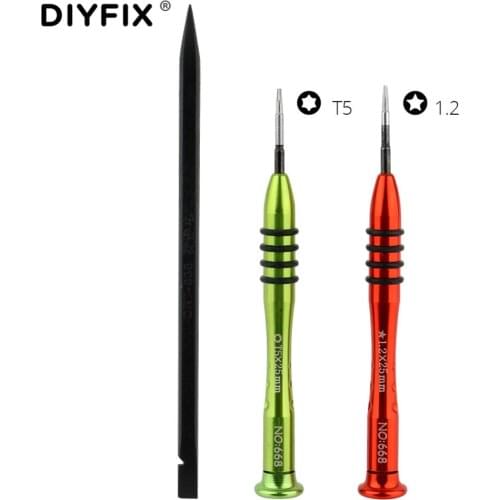 DIYFIX Laptop Repair Tools Set Precision 1.2mm P5 Pentalobe T5 Torx Screwdriver for Apple Macbook Air / Pro with Retina Display