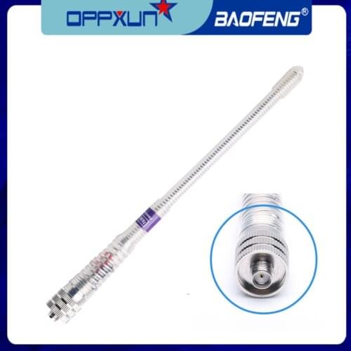 OPPXUN 144/174 MHz SMA-F VHF/ UHF 2.0dBi Gain Antenna EP175 For Baofeng Kenwood Wouxun Puxing Retevis H777 RT 5R Radio