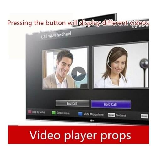 Real life games escape room props Multi channel video player game horror Clue hints organ escape room game