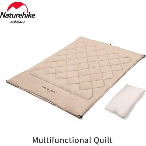 Naturehike Outdoor Ultralight Travel Quilt Portable Winter Wearable Cotton Shawl Soft Comfortable Keep Warm Tent Blanket