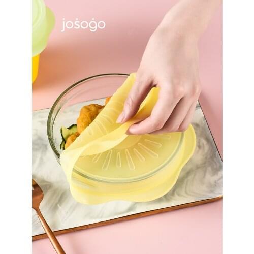 Fresh Cover Universal Cover round round Refrigerator Household Bowl Cover Sealed Cover Fresh-Keeping High Temperature Resistant