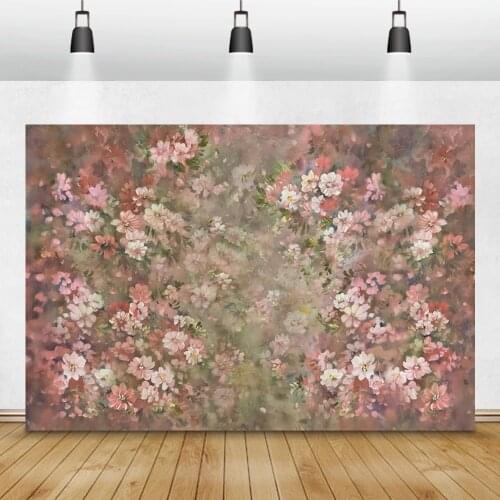 Laeacco Baby Shower Photography Backdrops Vinyl Backgrounds Flowers Blooming Children Newborn Photocall Birthday Photozone Props