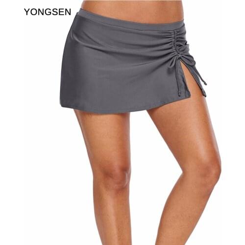 YONGSEN 2020 Bikini Swimwear Skirt Cover Up Beach Dress Sexy Women Crochet Mini Short Summer Pant Skirt Bottom