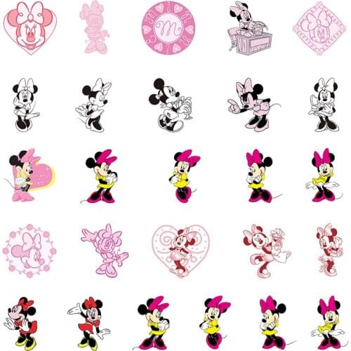 Disney Minnie Mouse Cute Cartoon Jewelry DIY Jewelry Making Accessories Epoxy Acrylic Jewelry Gift Earrings Accessories