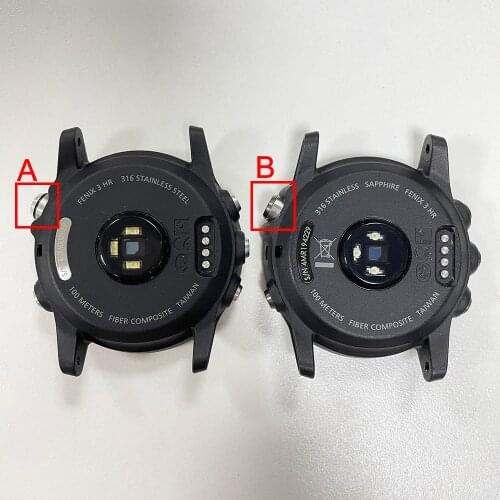 Original Back Cover For GAMRIN Fenix 3 HR Back Case Without Battery Bottom Cover Sports Smart Watch Parts Replacement Repair