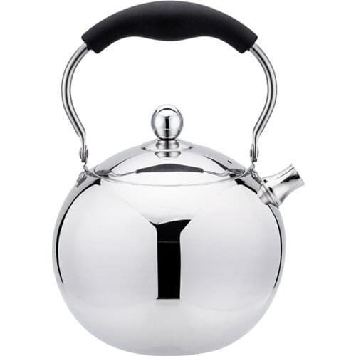 1.5L/2L Ball Form Edelstahl Wasserkocher Für Gas Verdickt Tee Topf Reise Tragbare Wasser Heizung Kessel Induktion herd