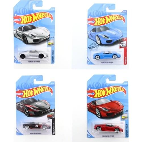 2020 Original Hot Wheels Mini Alloy Coupe PORSCHE 918 SPYDER 1/64 Metal Diecast Model Car Kids Toys Gift