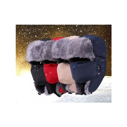 2020 Winter Bomber Hats men women Cotton Fur Winter Ushanka Russian Bomber Hats