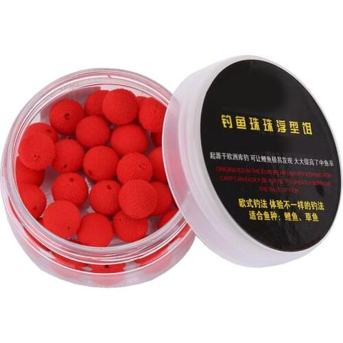 30Pcs/Box 10mm And 12mm Portable Lightweight With Great Buoyancy Carp Fishing Foam Pop Up Soft Pellets Baits Floating Lure