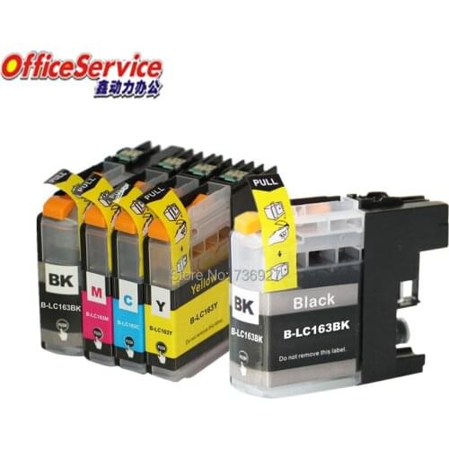 5X LC161 LC163 Compatible Ink Cartridge For Brother DCP-J152W J552DW J752DW MFC-J245 470DW MFC-650DW MFC-J870DW printer