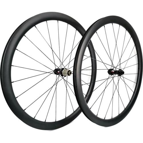 700C road carbon wheels 38mm depth 23mm width disc brake bike Clincher/Tubular UD matte finish Novatec411/412 center lock hub