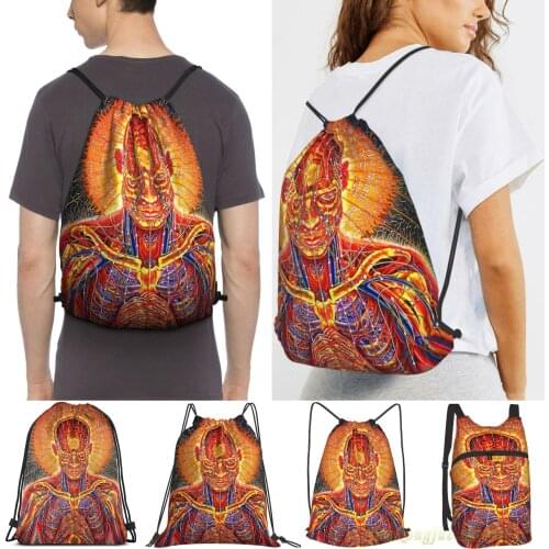 Alex Grey Design 2018 Ketan Men Outdoor Travel Gym Bag Waterproof Drawstring Backpack Women Fitness Swimming Bag