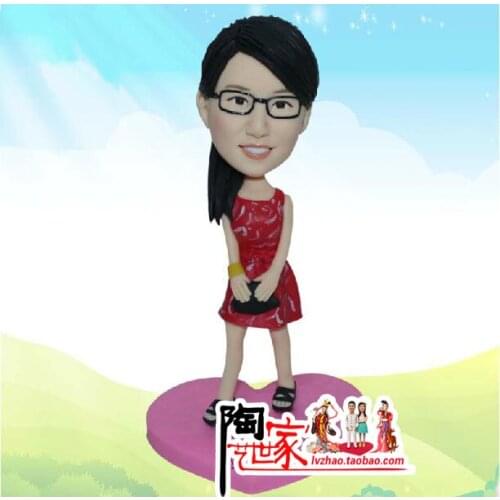 2019 No Special Offer New Minions Anime Brinquedos Toys Custom Figure From Photo with Polymer Clay Diy Statue Picture