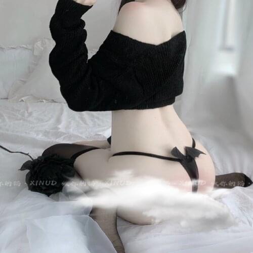 White Black Role Play Erotic Cosplay School Girl Lingerie Sets Angels Girls Princess Sexy Christmas Costumes for Women Naughty