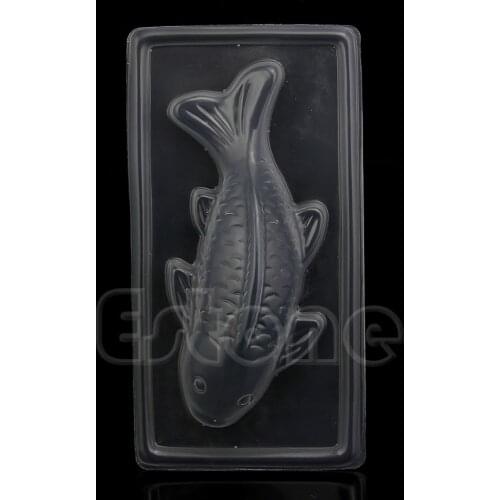 Hot Sale 1pc DIY 3D Small Koi Fish Plastic Cake Chocolate Mould Jelly Handmade Sugarcraft Mold 20cm x 10cm