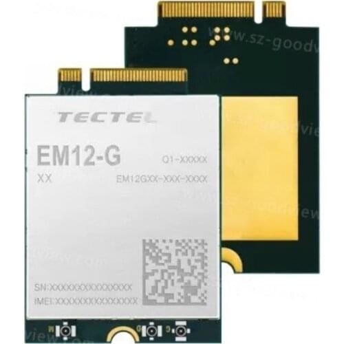 Quectel EM12GPA-512-SGAD M.2 Interface Router Chip CAT12 Module Support Global Frequency Band High-speed 4G Modulation Decoder