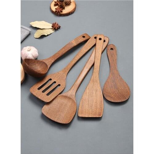 Wings of Wood Utensils Wooden Spoon Ladle Turner Long Shovel Tableware Utensilios de Cocina Skimmer Cooking Kitchen XB 032