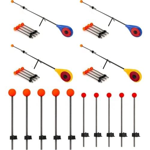 2021 New 5 Pcs Portable Winter Outdoor Sport Mini Ice Fishing Rod Tip Fish Tackle Accessories DropShipping