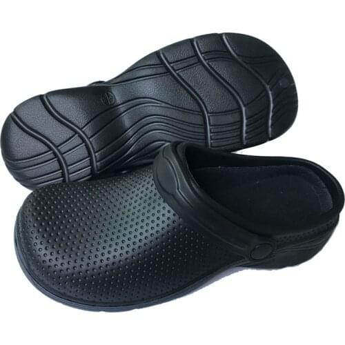 New Kitchen Medical Shoes For Women Black Or White Womens Working Shoes Oil-Proof Waterproof Garden Clogs Woman Sandals Unisex