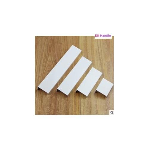 Modern Kitchen Door Drawer Handles Cupboard Cabinet Handle Knob Bedroom Hidden Furniture Black White Knobs Pulls Hardware