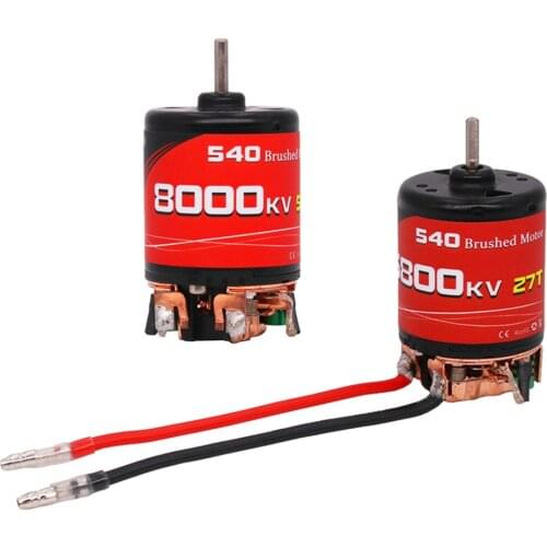 RC Brushed Motor adapt to ESC: 40A/60A/80A High Performance suits for 1/10 RC Car Spare Parts