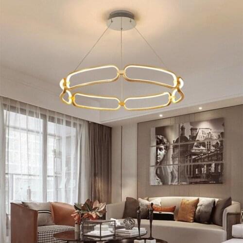 Nordic chandelier living room lighting creative personality simple post-modern restaurant chandelier art light luxury chandelier