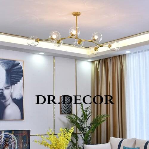 Modern glass pendant lights nordic designer Home Decor Dinning Room Hanging Lamps Restaurant lustre Parlor pendant lamp fixtures