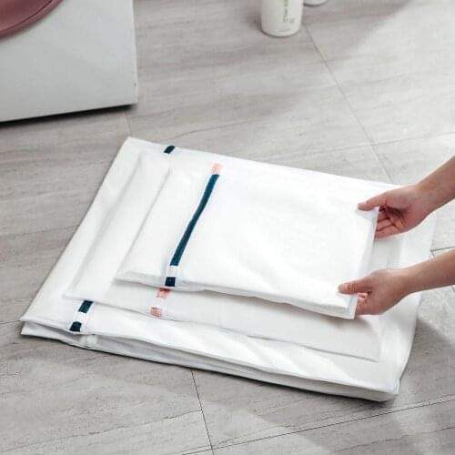 Zippered Laundry Bags for Washing Machines Household Clothing Underwear Socks Bra Mesh Laundry Bag