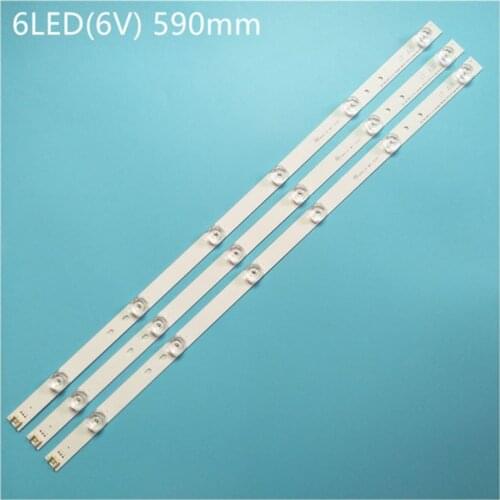 3pcs LED backlight for LG 32LF632V 32LF650V 32LF6309 UOT LGIT A B DRT 3.0 32"A B 6916l-1974A 1975A 6916l-2223A 2224A 2406A 2407A