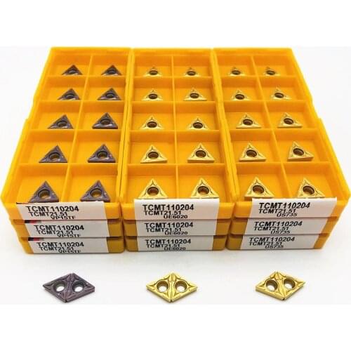 TCMT110204 VP15TF UE6020 US735 New high-quality carbide milling cutter CNC machine tool TCMT lathe cutting tool TCMT 110204