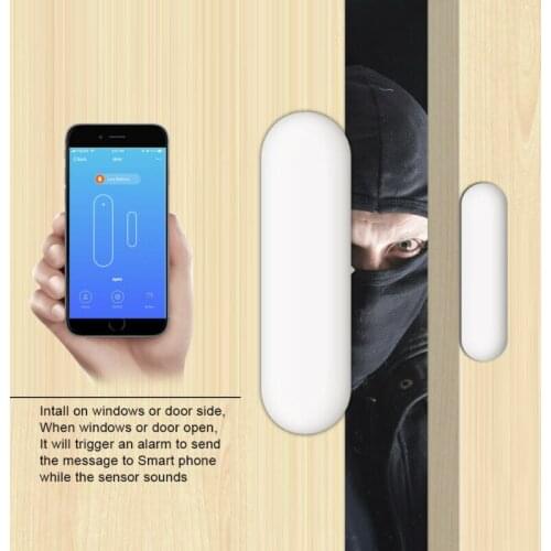 PYMH WIFI Smart Door Window Sensor Kit Wireless Remote Control For Home Security Burglar Alarm Secure System 2019