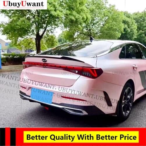 ABS Plastic High Quality Trunk Boot Spoiler Wings For New Kia Optima K5 DL3 2020 2021 Lip Glossy Carbon Black Colored Spoiler