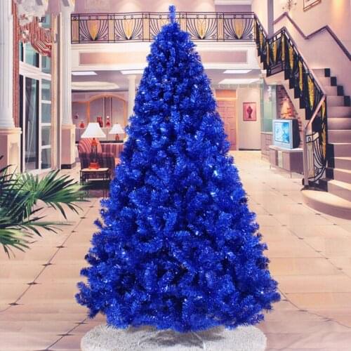 2.1M/2.4M navy blue Christmas tree decorations Christmas gifts Christmas tree ornaments