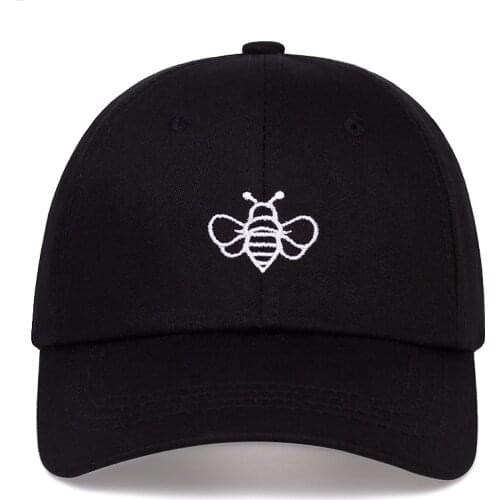 Fashion wild baseball cap hip-hop hat bee embroidery cotton dad hats adjustable summer outdoor sun hat men and women sports caps
