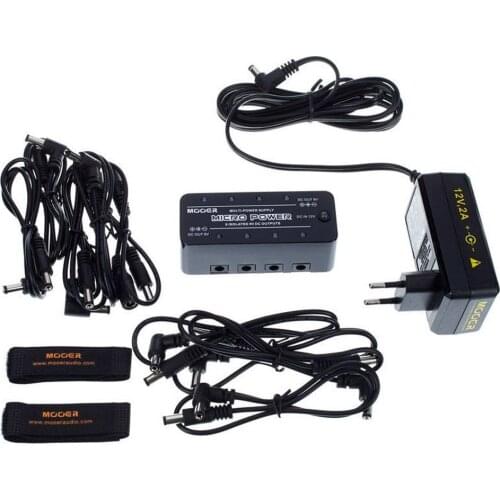 MOOER Micro Multi-Power Supply 8 Independent Output Power Short Circuit Protection Stable 9V DC Guitar Pedal Power Supply