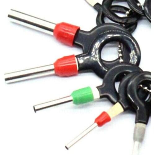 Electrical Wire Puller Car Stainless Steel Plug Terminal Ejector Removal Tools Pin Needle Retractor Pick Tools Parts 26Pcs/Lot