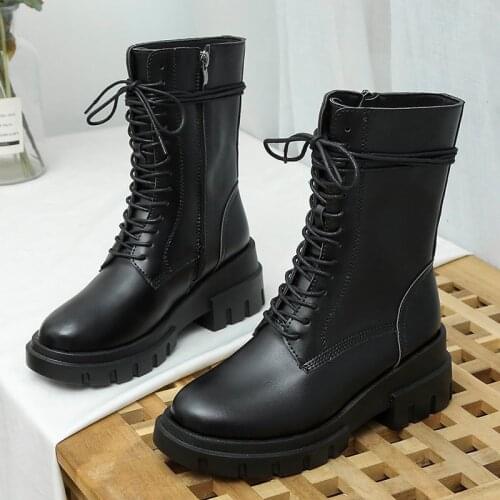 Ge an Du Women's Wedge Ankle Boots