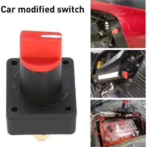 Car Truck Boat Camper 100A Battery Isolator Disconnect Cut Off Kill Switch for Strobe / chassis lights/ fog lights